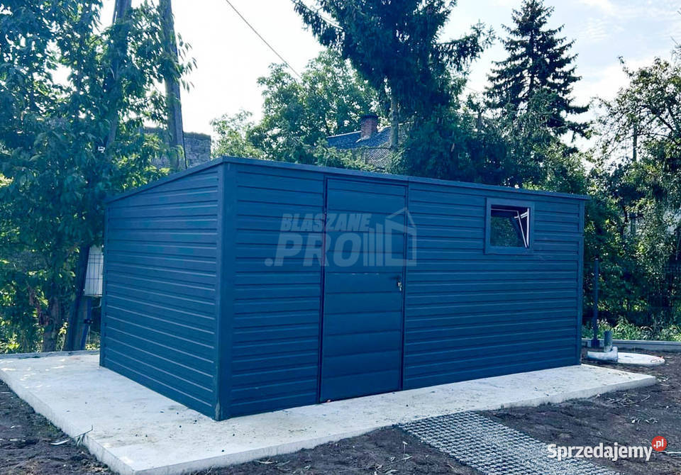 SCHOWEK DOMEK OGRODOWY 45m x 3m spad w tył drzwi Przasnysz