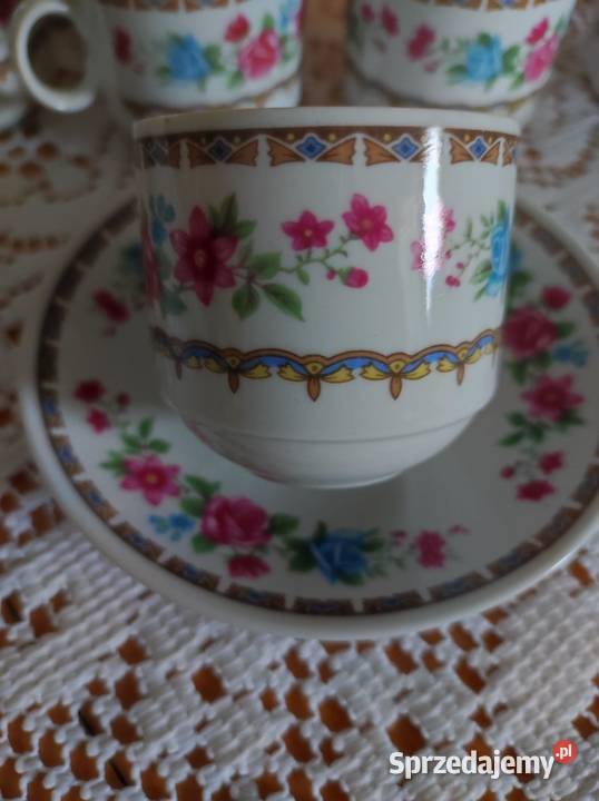 stara chińska porcelana mokka filiżanka talerzyk Kielce