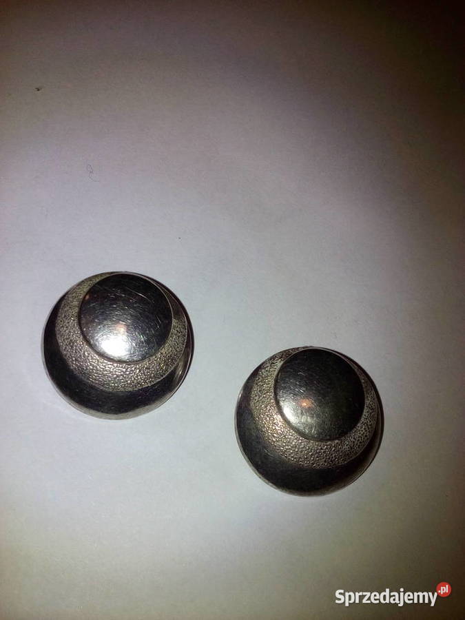 Srebrne klipsy Klipsy Cieszyn