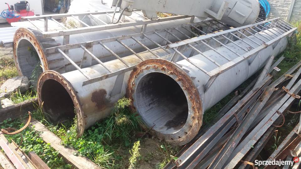 Komin stalowy średnica 800mm długość 18m grubość Brzóza Stadnicka