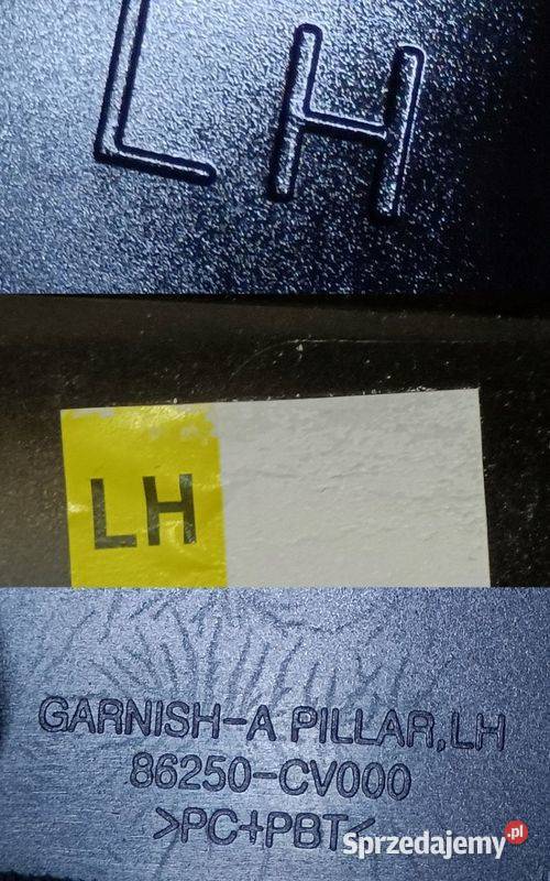 KIA EV6 22 LISTWA NAKŁADKA SŁUPKA LEWY PRZÓD osobowe Pleszew