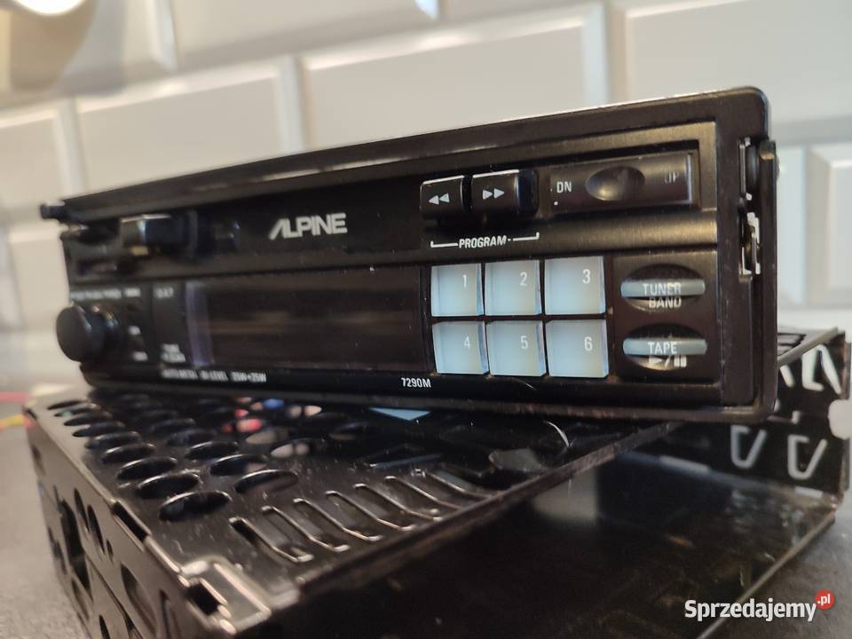 Radio Alpine 7290M Retro unikat Kaseta łódzkie Głowno