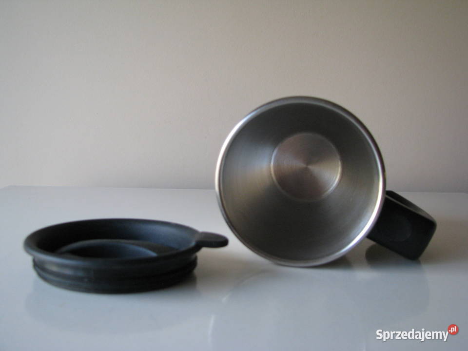 Stalowy kubek termiczny Termite z pokrywką sprzedam