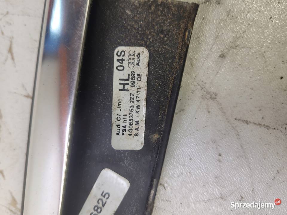 LISTWA CHROM DRZWI AUDI A6 C7 LEWY TYŁ 4G0853763 sprzedam