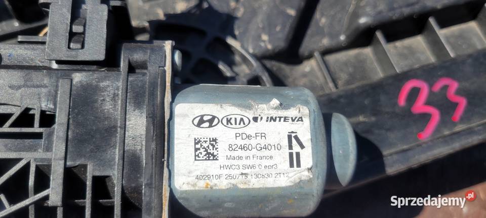 MECHANIZM PODNOŚNIK SILNICZEK SZYB PRAWY PRZÓD osobowe sprzedam