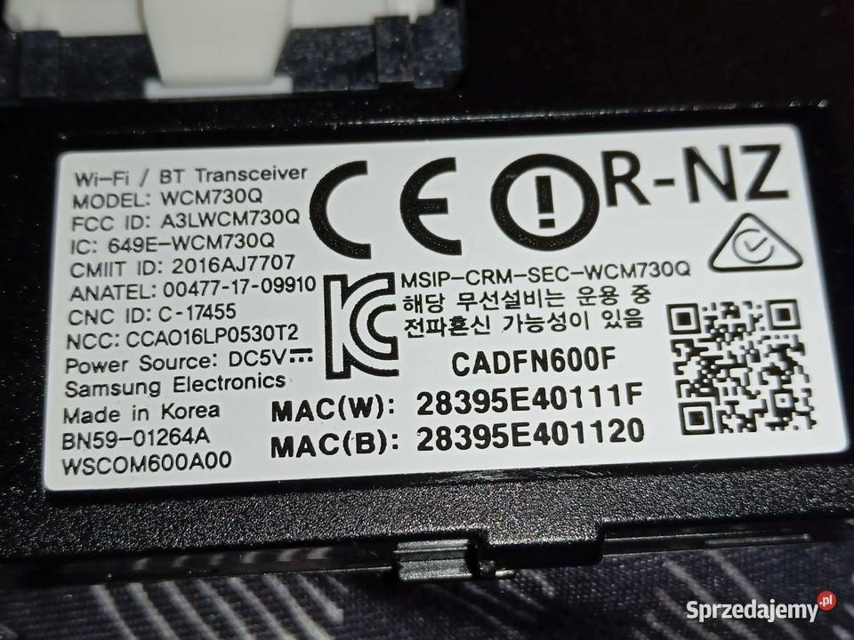 Moduł WiFi do tv Samsung BN5901264A WCM730Q Opole