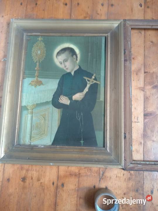 Stary oleodruk w skrzynkowej ramie Gdów