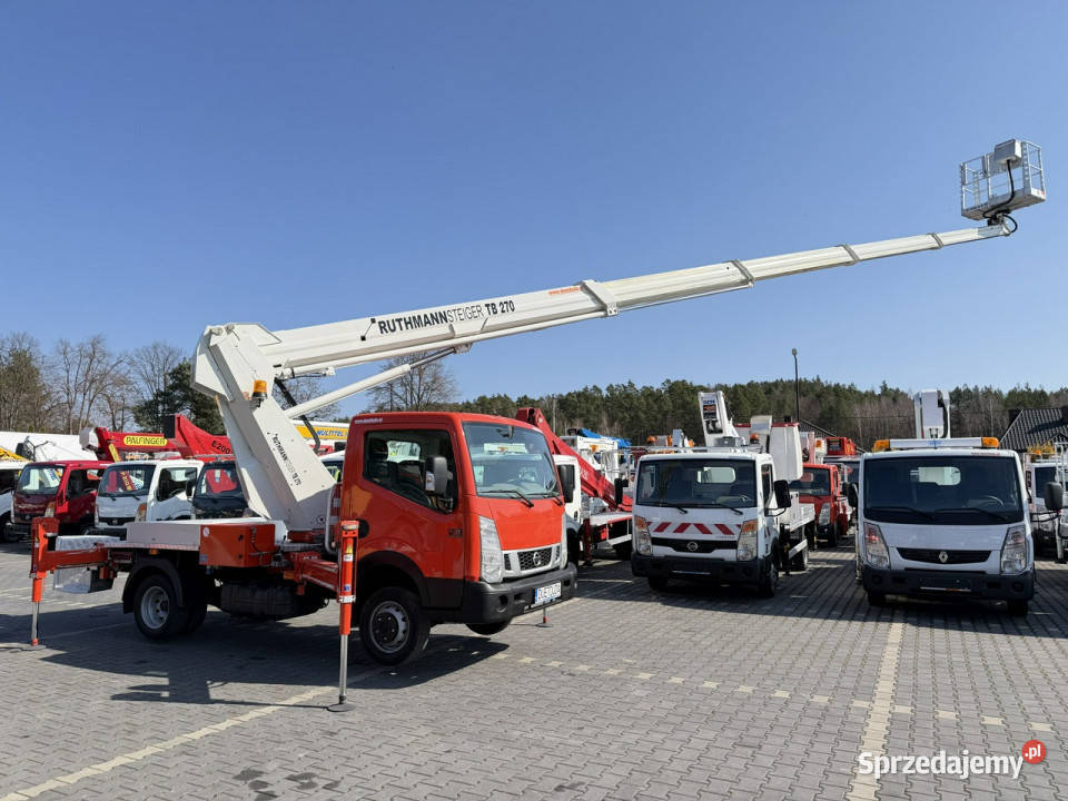 Nissan Cabstar Podnośnik Koszowy 27m RUTHMANN TB świętokrzyskie Widełki
