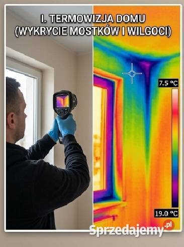 Sprawdzenie kamera termowizyjną Długołęka Wrocław