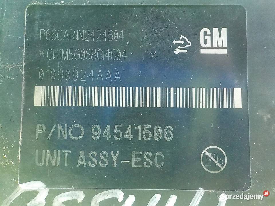 OPEL MOKKA A I 16 CDTI 16r 5D pompa ABS Suków