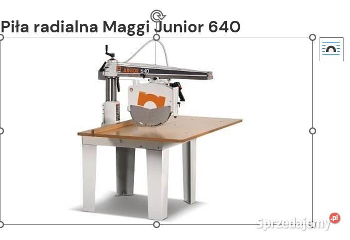 mało używana Piła radialna Junior CX MJ 640 MJ Nawojowa