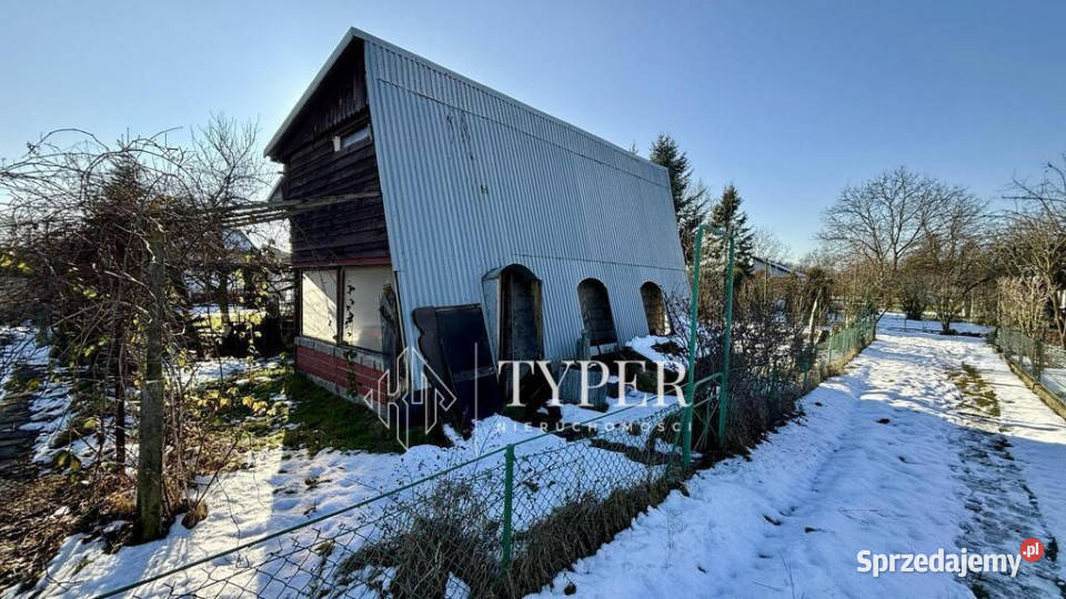 Działka ROD z domkiem o powierzchni 35 m 25 ar Tarnów