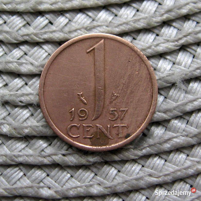 Holandia 1 Cent 1957r
