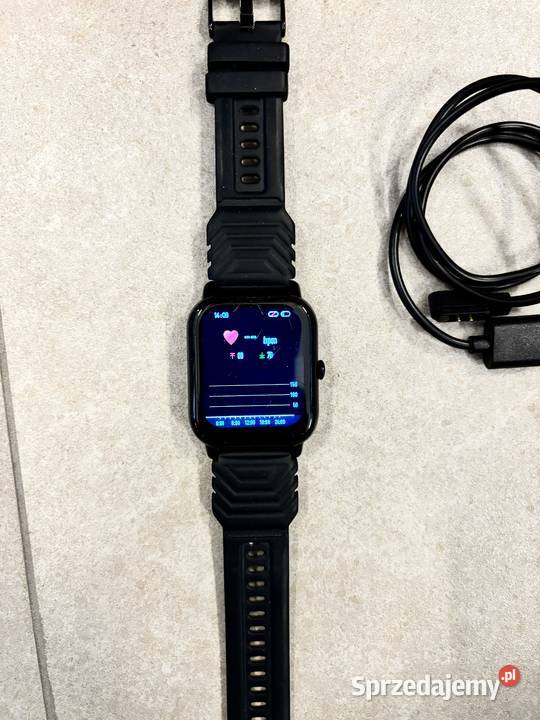 Smartwatch P66D 185 Bluetooth rozmowy tętno SpO2 Warszawa