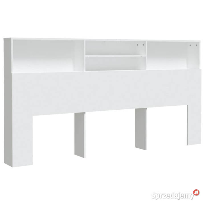 Wezgłowie łóżka z półkami białe 200x19x1035 Warszawa sprzedam