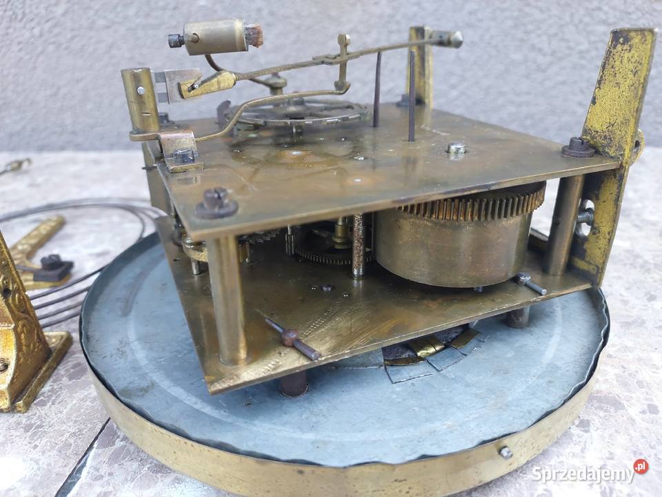 135 Zestaw mechanizm zegara Lucca pełna płyta Tczew