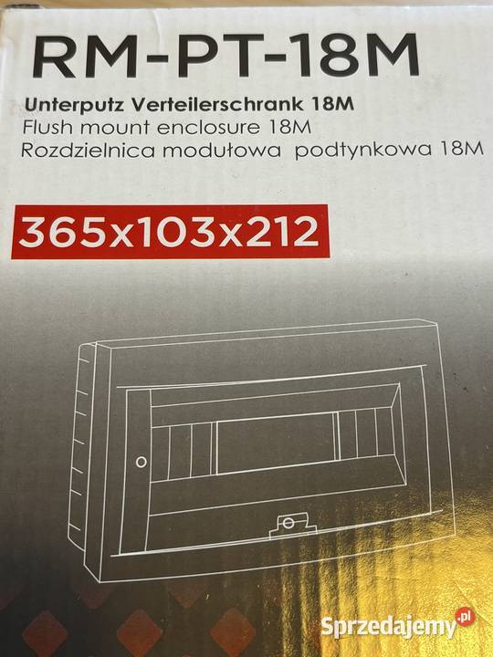Rozdzielnica Podtynkowa ADELID RMPT18M Części i akcesoria Bytom