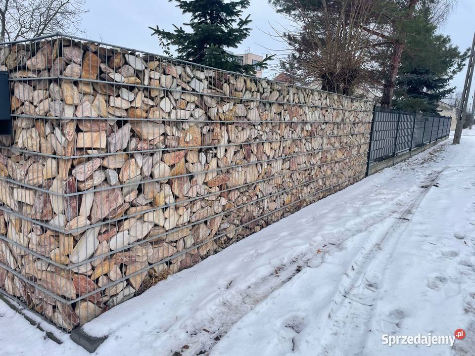 Ogrodzenia kamienne drewniane gabionowe z opolskie Ozimek