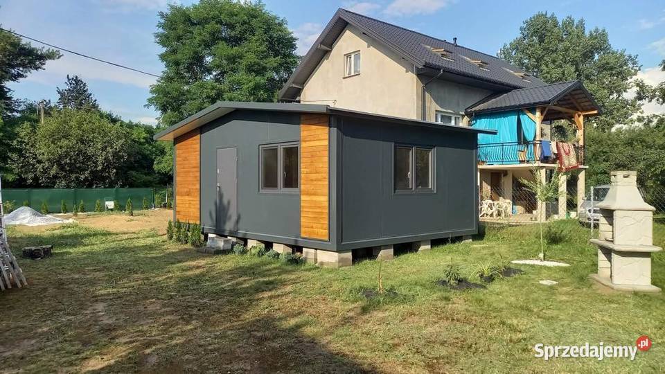 Domek dom całoroczny ocieplony 7x5 35m2 GOTOWY w Kępina