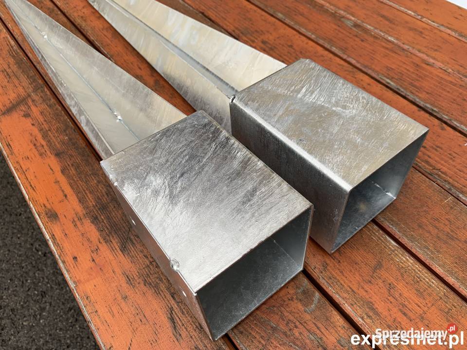 PODSTAWA SŁUPA Kotwa Wbijana 100x100x750mm Rzeszotary