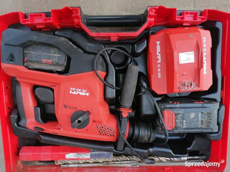 Akumulatorowa młotowiertarka HILTI TE3022 Produkcja