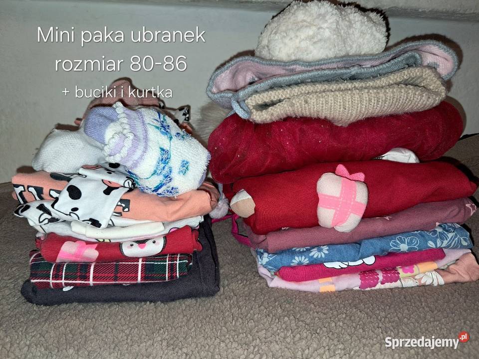 Paka ubranek dziewczynki r 8086 Rozmiar 86 Odzież Łódź