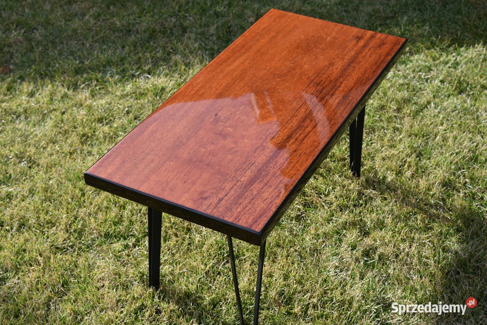 Stolik kawowy merbau coffee table epoxy