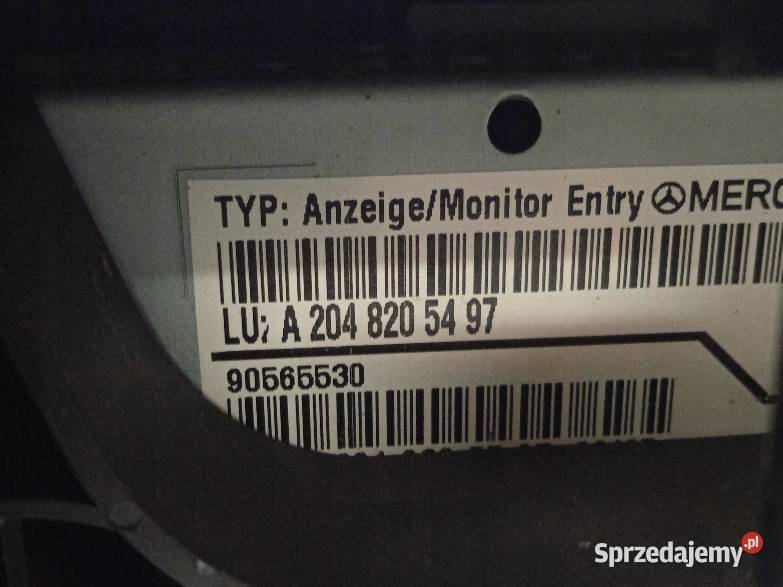 WYŚWIETLACZ A2048205497 MercedesBenz Cklasa III