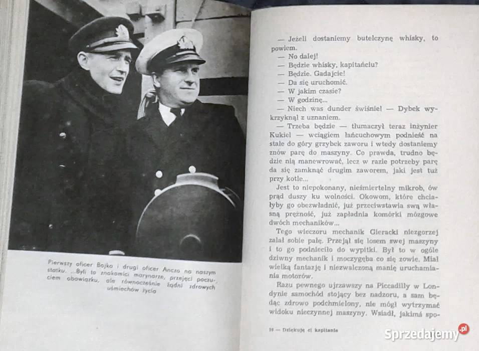 Dziękuję ci kapitanie Arkady Fiedler Rok wydania 1966 lubelskie