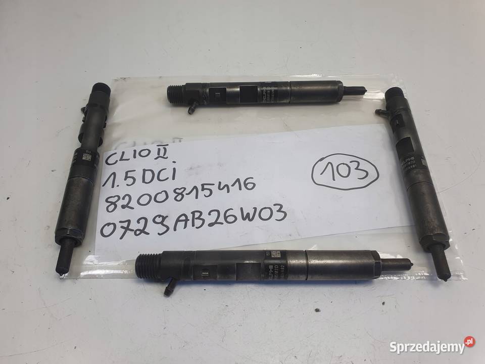 Renault Clio II 15 DCI WTRYSKIWACZ wtrysk lubelskie Janów sprzedam
