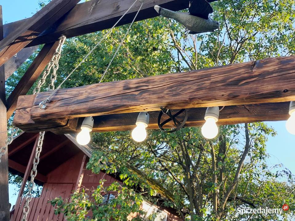 Na sprzedaż Unikalna lampa z belki w stylu sprzedam