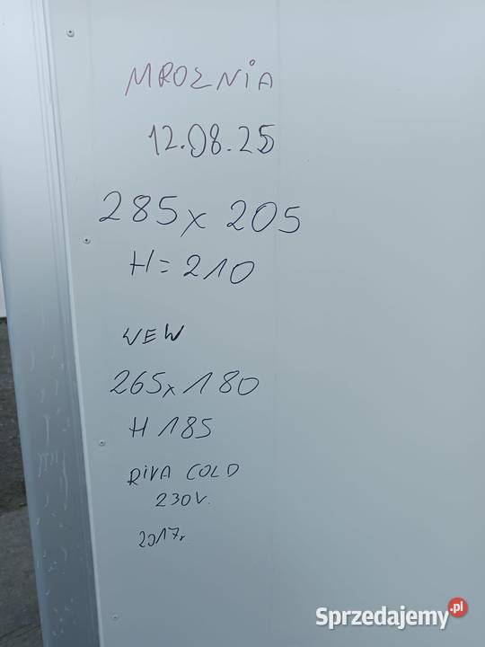 Komora mroźnicza zewnętrzna stacjonarna Limanowa