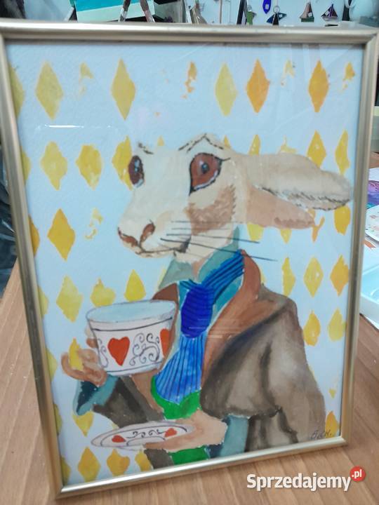 Akwarela Alicja w krainie czarów Oleśnica