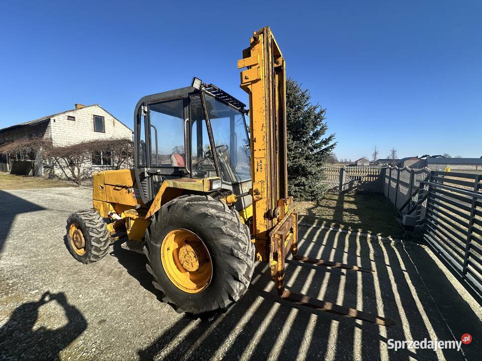 Wózek widlowy Terenowy 4x4 jcb 25t 49 m