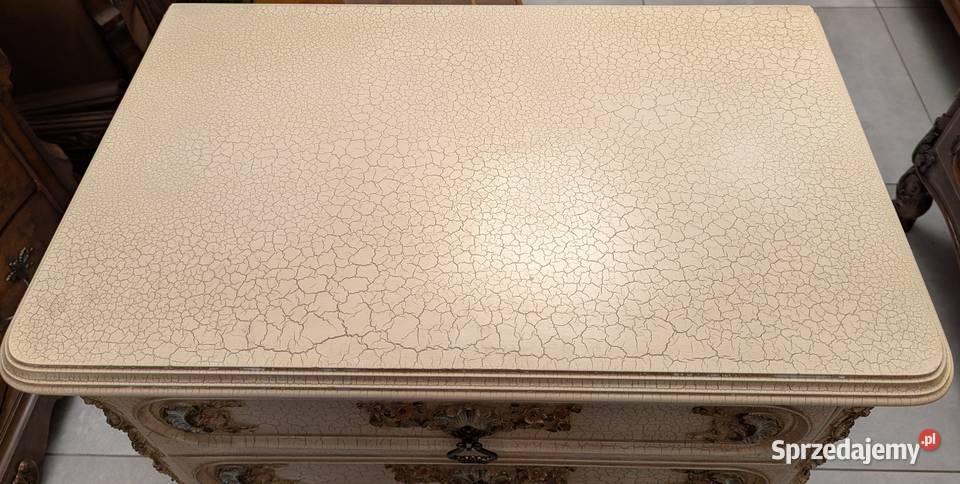 Piękna komoda ludwikowska ecrusklep Dąbrowa Dąbrowa Górnicza