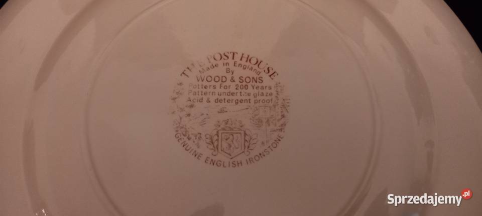 Talerz angielski obiadowy płaski WoodSons Porcelana i szkło Chełm sprzedam