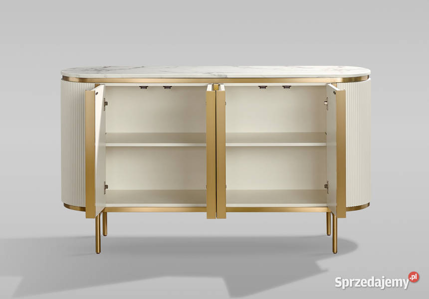 Komoda złota kremowa Omega Glamour Premium małopolskie Golkowice