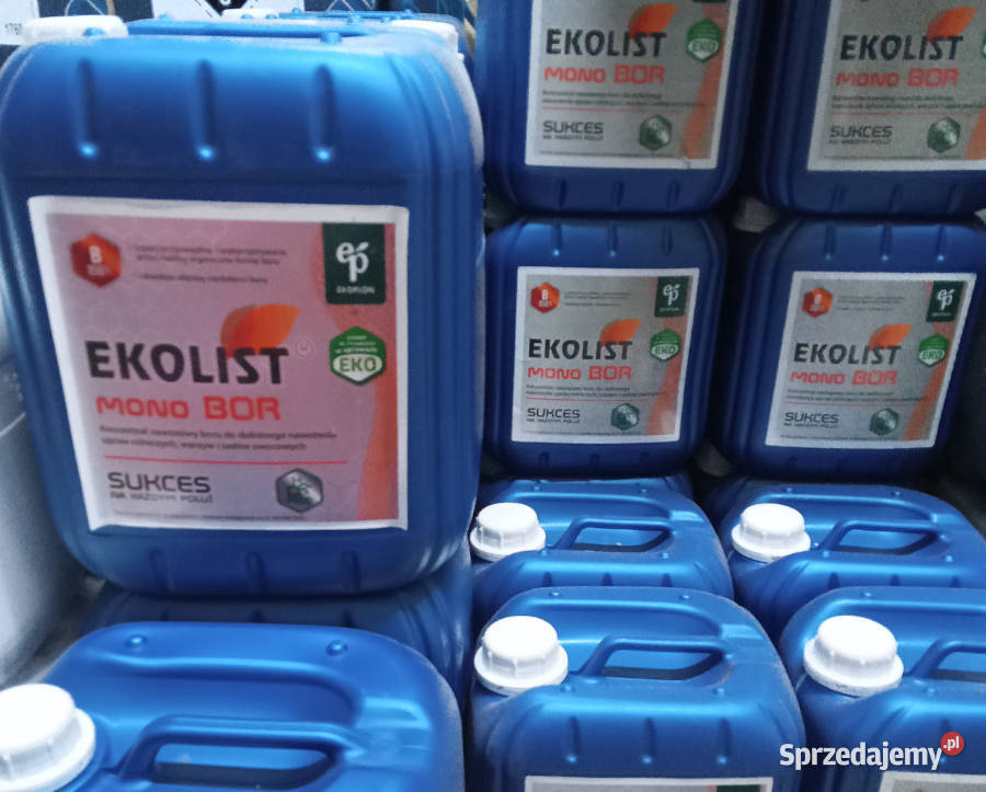 Nawóz dolistny EKOLIST mono Bor 20l Nawozy i ŚOR Koronowo