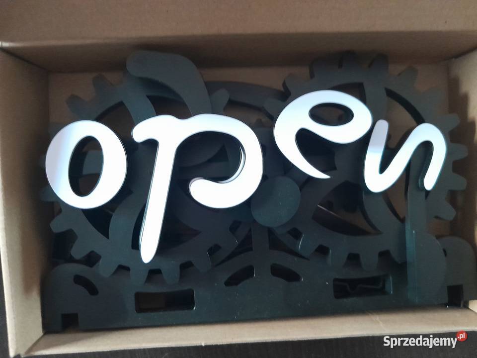 Szyld biznesowyprzekładnia OpenClosed
