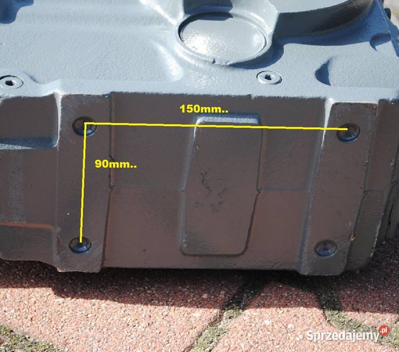 Motoreduktor kątowy 15kw 40obrmin z hamulcem Kargowa