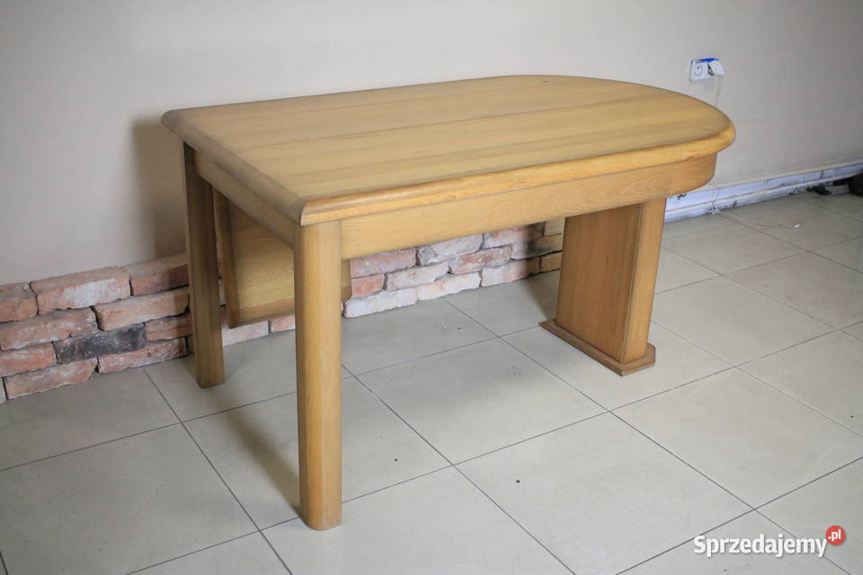 Stół jadalniasalon lity DĄB rozkładany śląskie Pszczyna