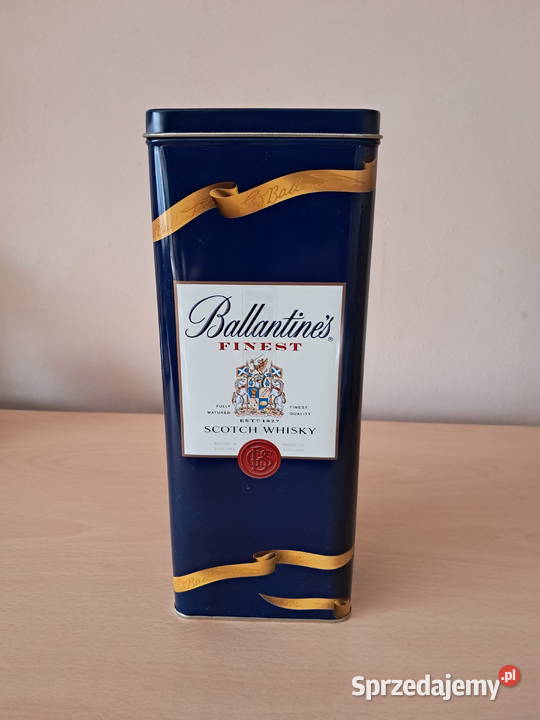 Puszka metalowa Ballantines