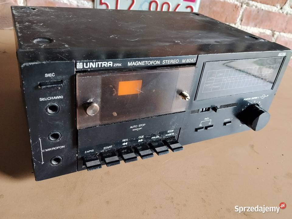 UNITRA zrk magnetofony stereo M8047 podkarpackie Stalowa Wola