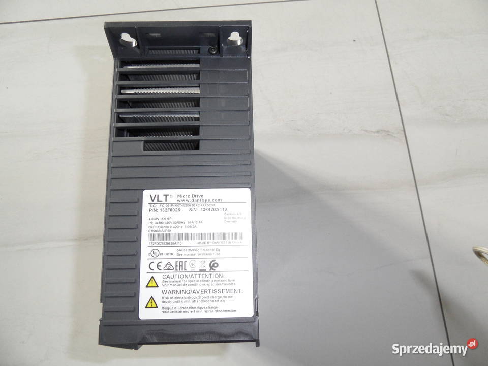 Falownik Danfoss 4 kW FC sprzedam