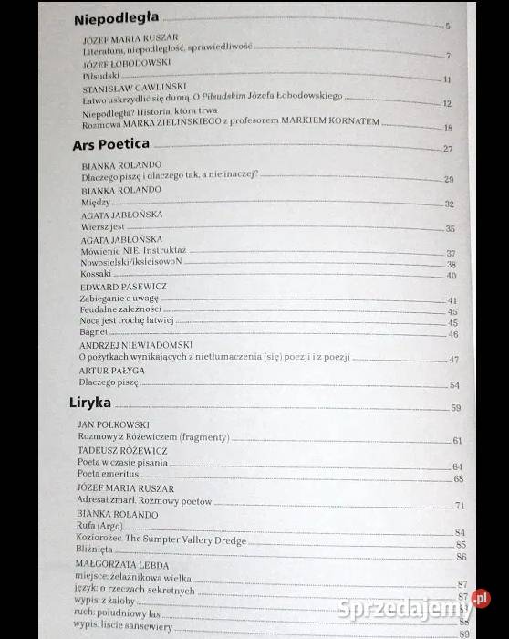 Kwartalnik Kulturalny Nowy Napis Liryka epika