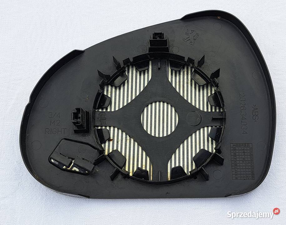 SZKŁO WKŁAD LUSTERKA PRAWY PEUGEOT 207 0612 308 Mielęcin