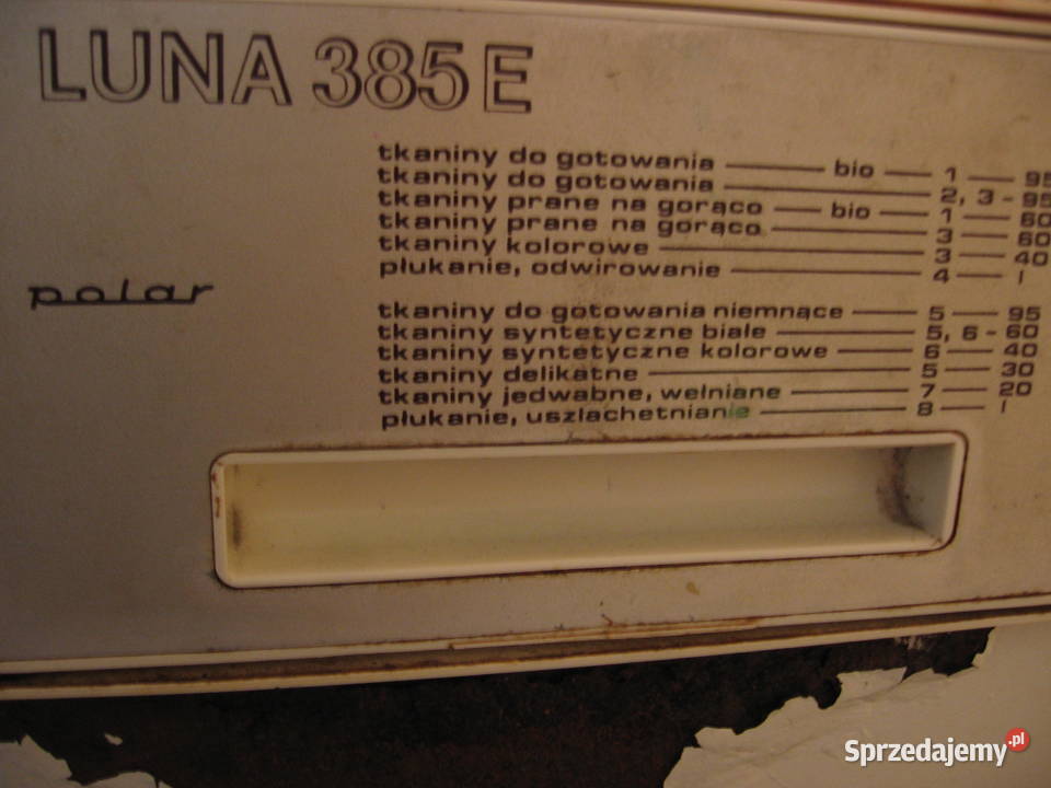 Części Pralka POLAR Luna 385E Warszawa