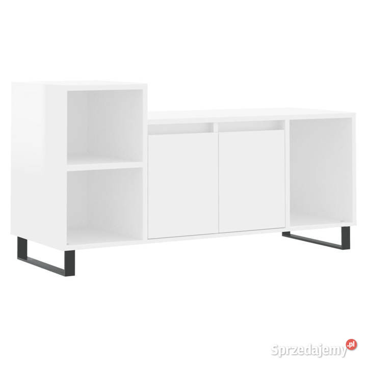 Szafka pod TV wysoki połysk biała 100x35x55 Warszawa