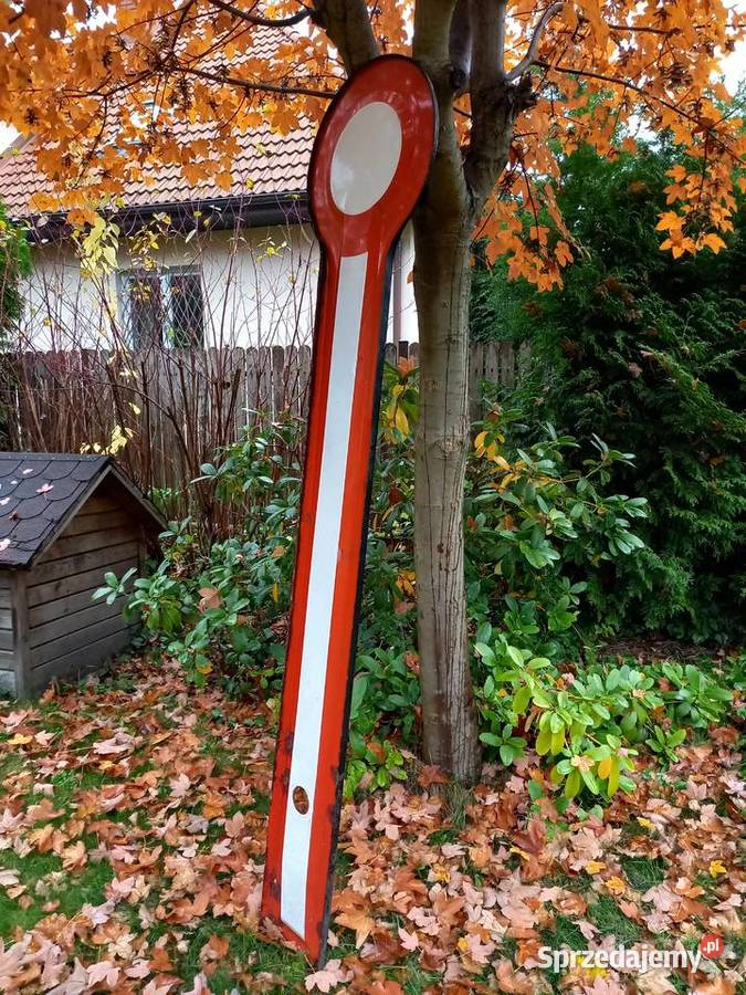 Duży stary semafor kolejowy Warszawa