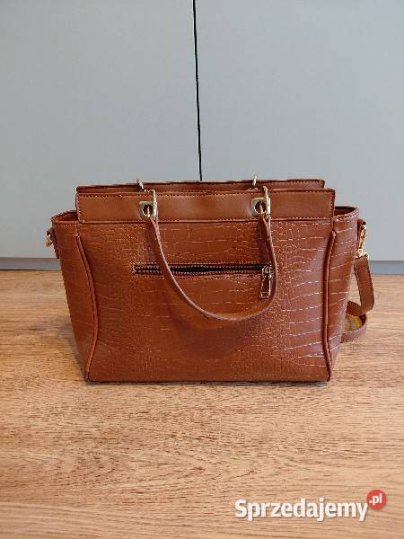 Brązowa torebka damska elegancka pojemna Galanteria i dodatki